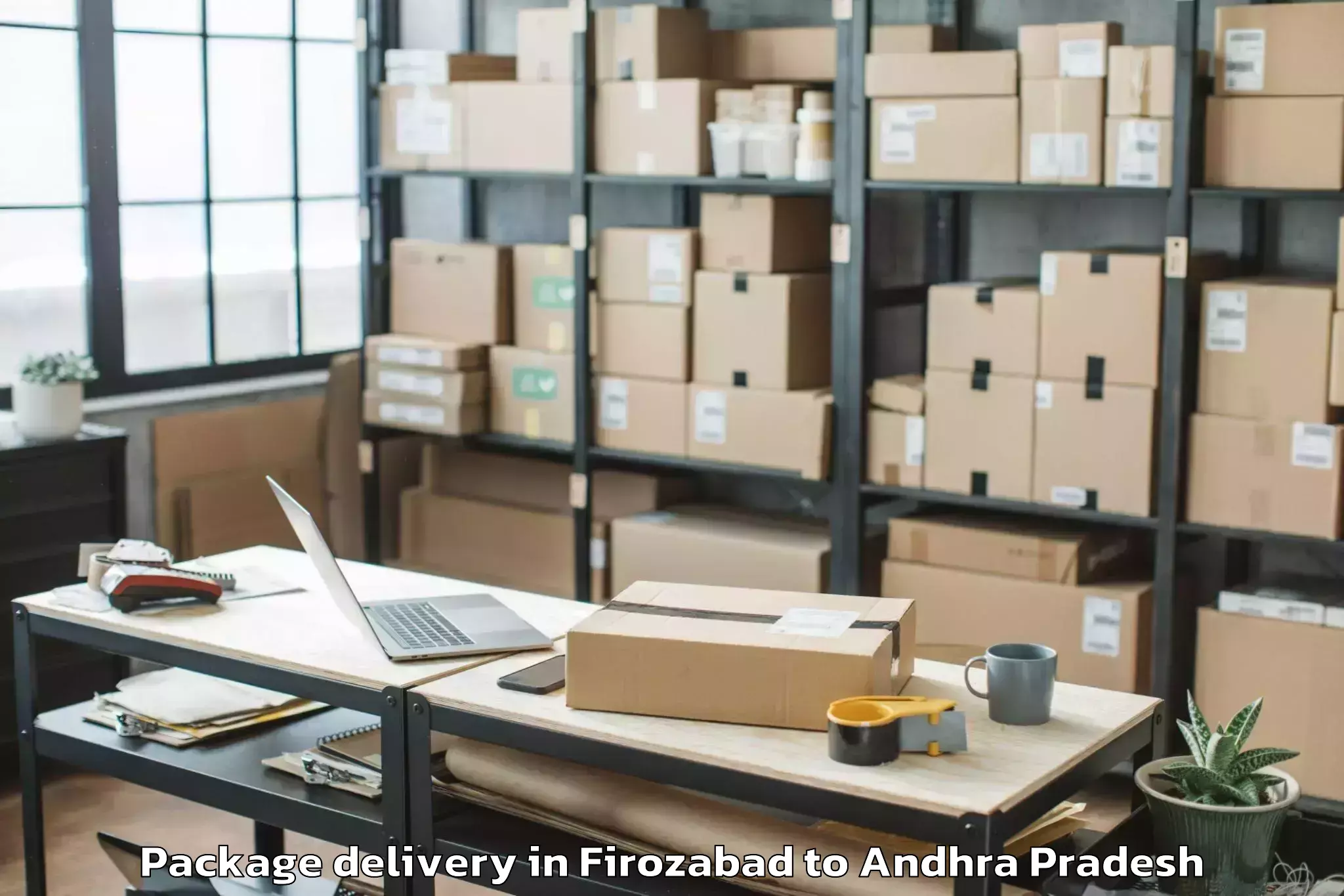 Reliable Firozabad to Ganganapalle Package Delivery